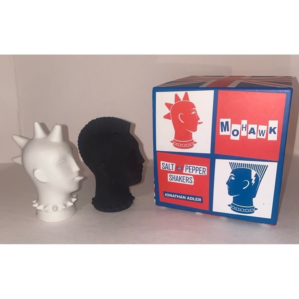 Jonathan Adler Mohawk Salt & Pepper Shakers